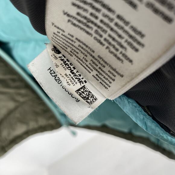 Mountain Hardwear Rubicon Rider Down Puffer Hooded Jacket Green Women’s Size XS - Picture 7 of 7